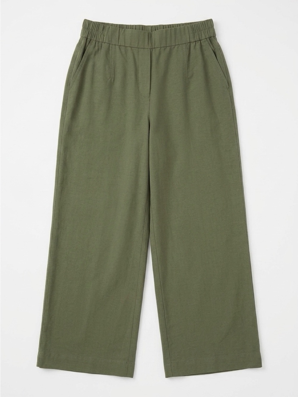Penningtons Olive-Green Wide Leg Pull-On Pants